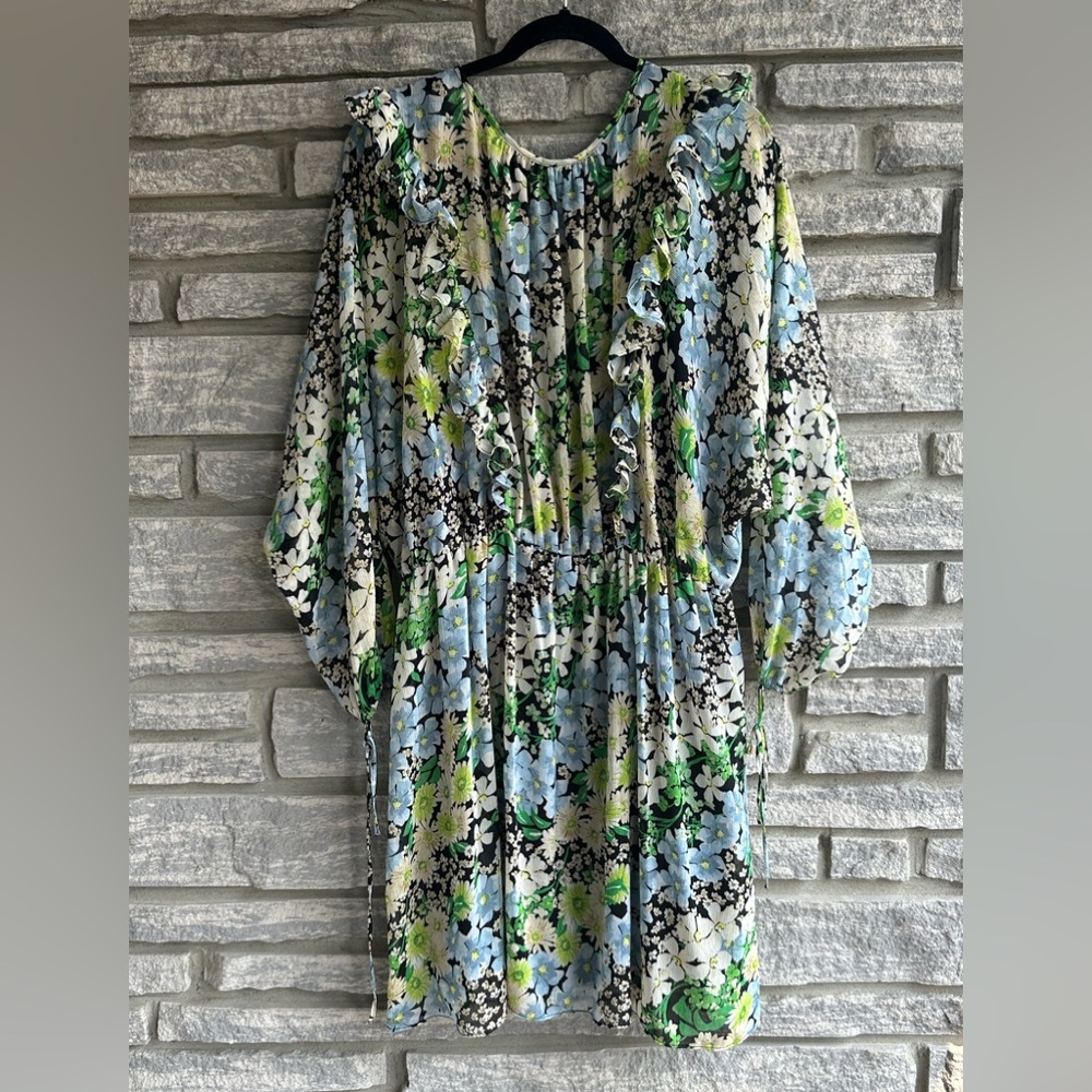 H&M - frilly floral print dress